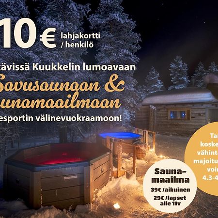 Kuukkeli Log Houses Teerenpesae - Premium Suite A48 Saariselka Exterior photo