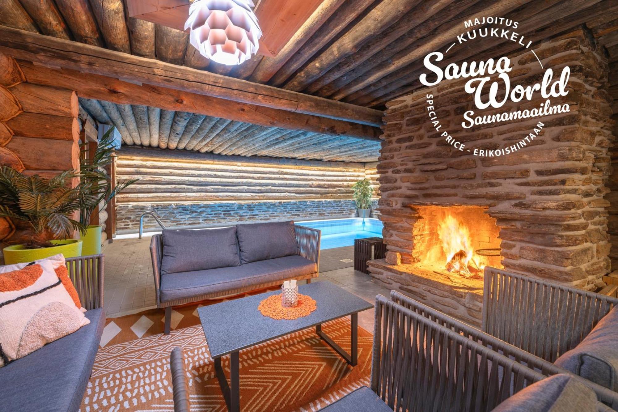 Kuukkeli Log Houses Teerenpesae - Premium Suite A48 Saariselka Exterior photo